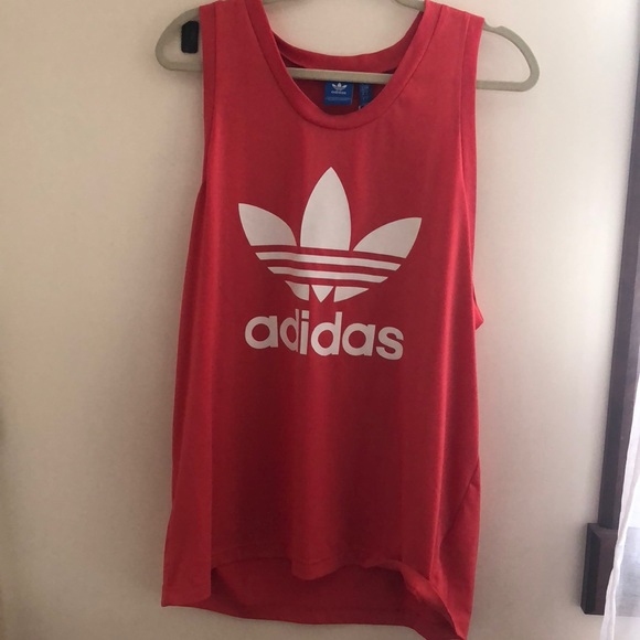 pink adidas tank